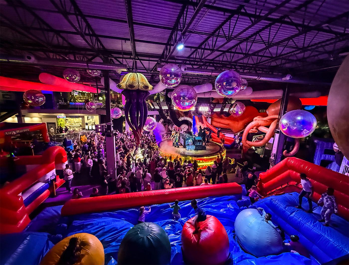 Busy day at Bounce Empire